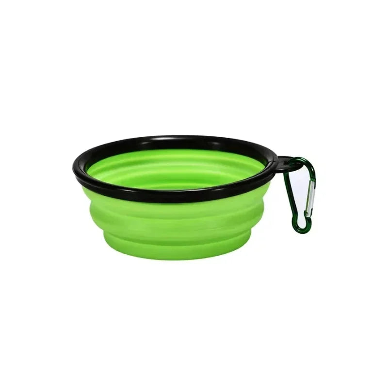 Portable Pet Travel Bowl – 350mL Collapsible Dog & Cat Feeding Cup