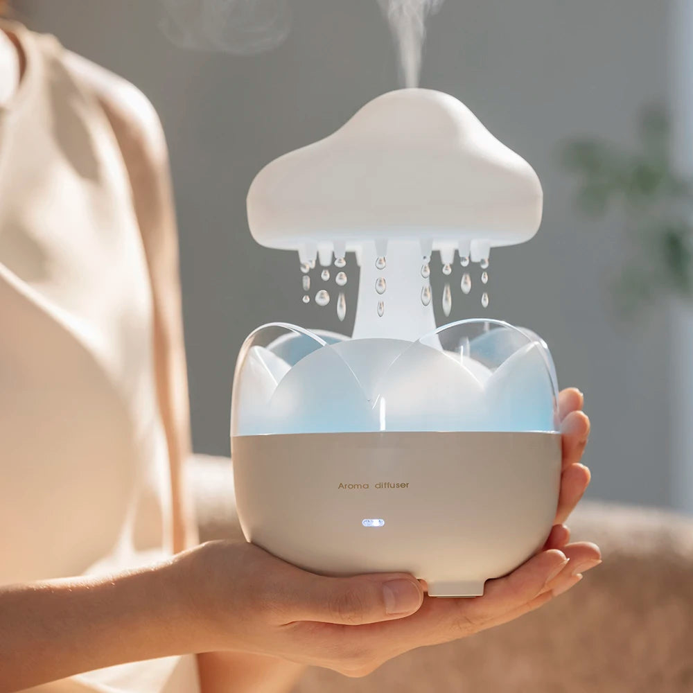 Mushroom Humidifier & Aroma Diffuser with LED Light